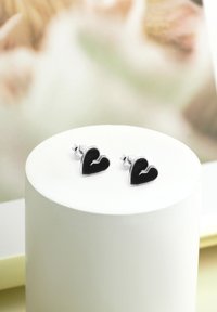Sofia Milani STECKER HEART - Ohrringe - silver coloured