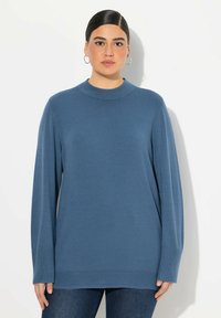 Ulla Popken STEHKRAGEN - Svetr - ink blue