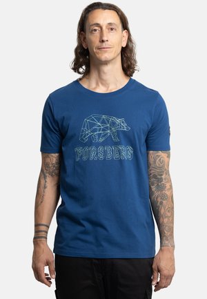 MIT DIMENSIONSLOGO - T-Shirt print - blau