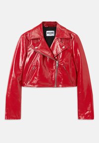 JACKET - Casaco de couro - red