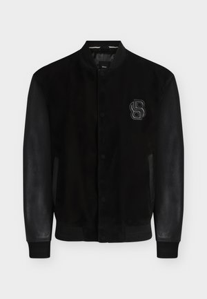 BOSS, MILEON - Kožená bunda - black