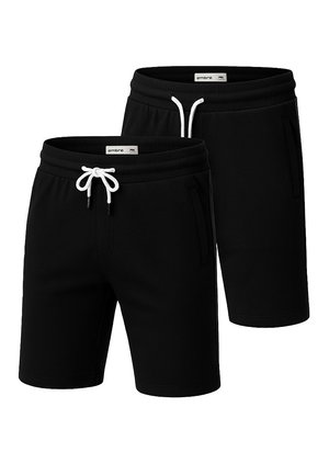 SET OF 2 - Shorts - black black