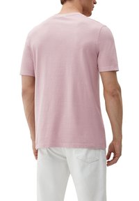 s.Oliver MIT HENLEY-AUSSCHNITT - Jednoduché tričko - altrosa