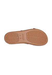 Crocs BROOKLYN BUCKLE - Badslippers - dark clay
