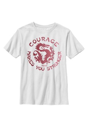 Disney MULAN COURAGE - T-shirt z nadrukiem
