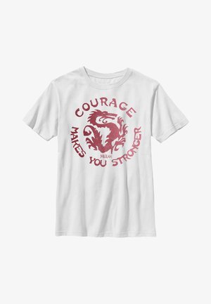 Disney MULAN COURAGE - Camiseta estampada - white