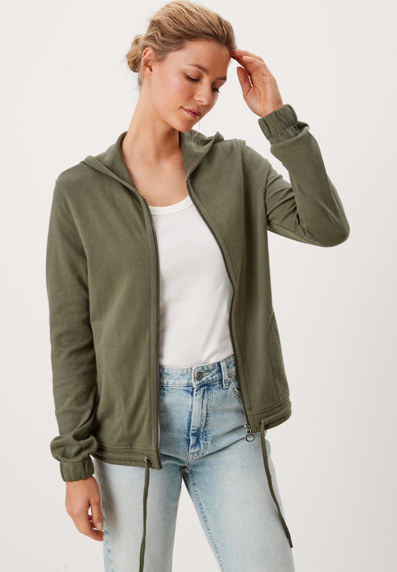 Damen Sweatshirts | s.Oliver VESTE Sweatjacke khaki oliv/khaki - UF14753 Damen Sweatshirts | s.Oliver VESTE Sweatjacke khaki oliv/khaki - UF14753