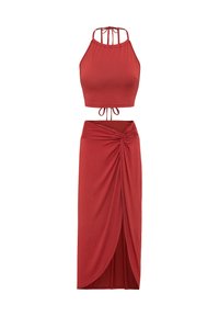 LASCANA LSCN BY LASCANA - WICKELROCK - Wikkelrok - rostrot