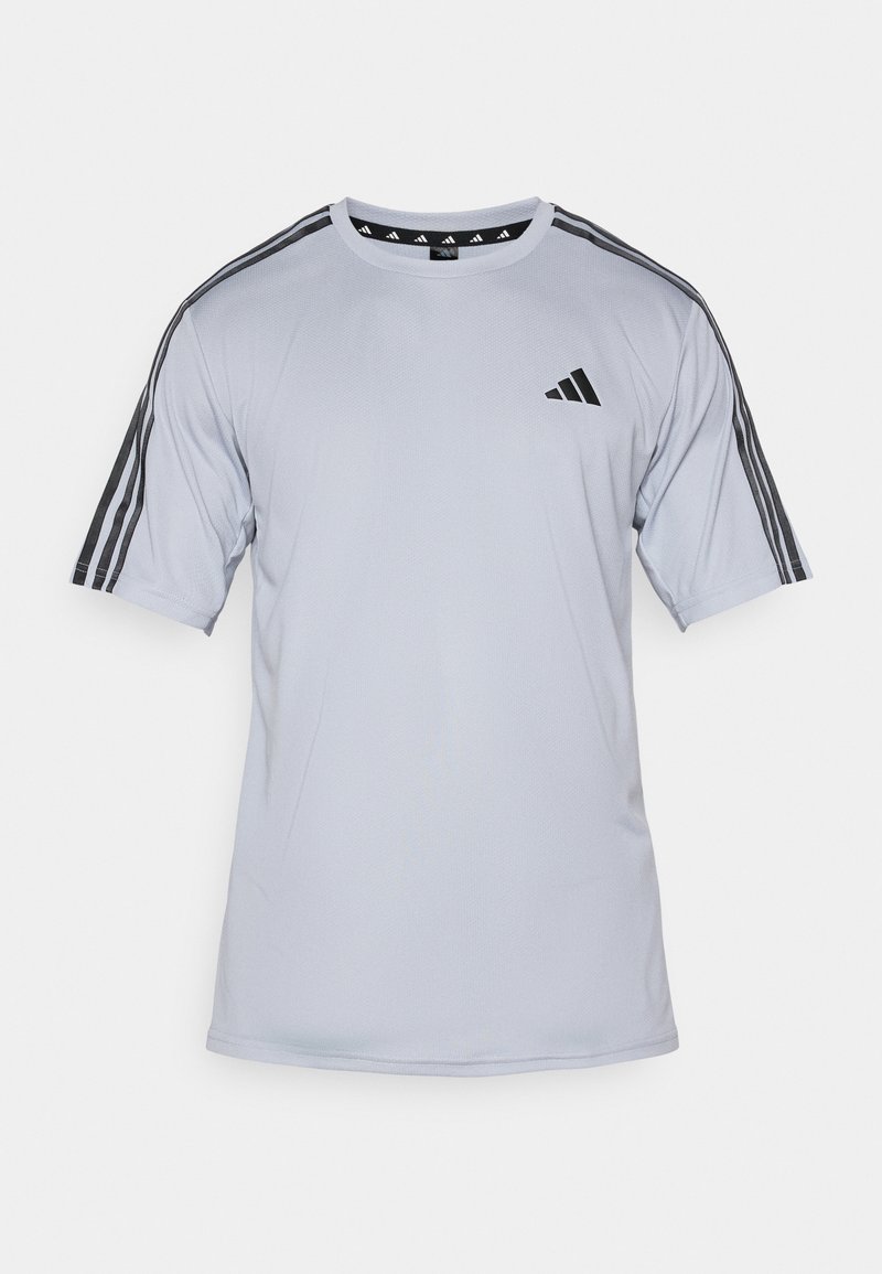 adidas Performance ESSENTIALS 3-STRIPES - Koszulka sportowa/srebrny ...