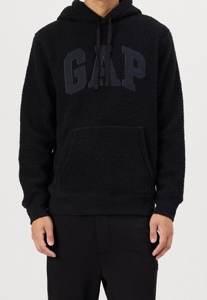 Felpa con cappuccio - black
