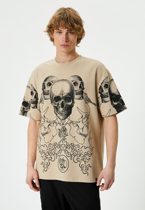 T-shirts print - beige