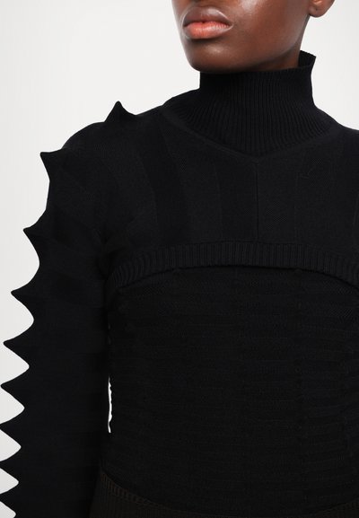 Chet Lo SINGLE SPIKE SLEEVES - Striktrøje - black