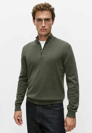 Bläck, MENTON HALF ZIP - Jumper - green