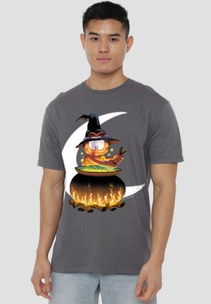 GARFIELD STIR THE POT - T-Shirt print - anthracite