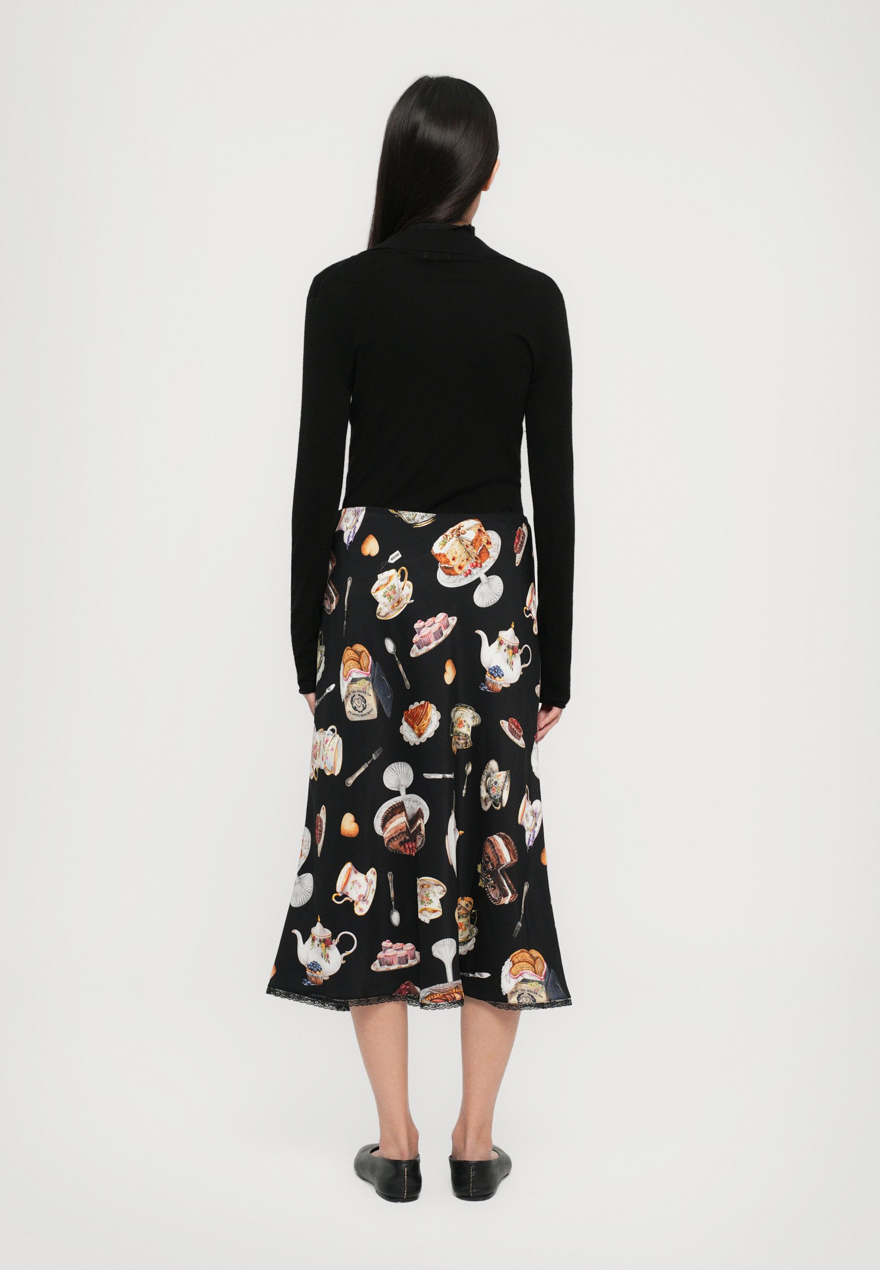 MOSCHINO ALL OVER TEA TIME PRINT SKIRT - Pencil skirt
