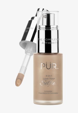 PUR 4-IN-1 LOVE YOUR SELFIE LONGWEAR FOUNDATION AND CONCEALER - Fond de teint - oak