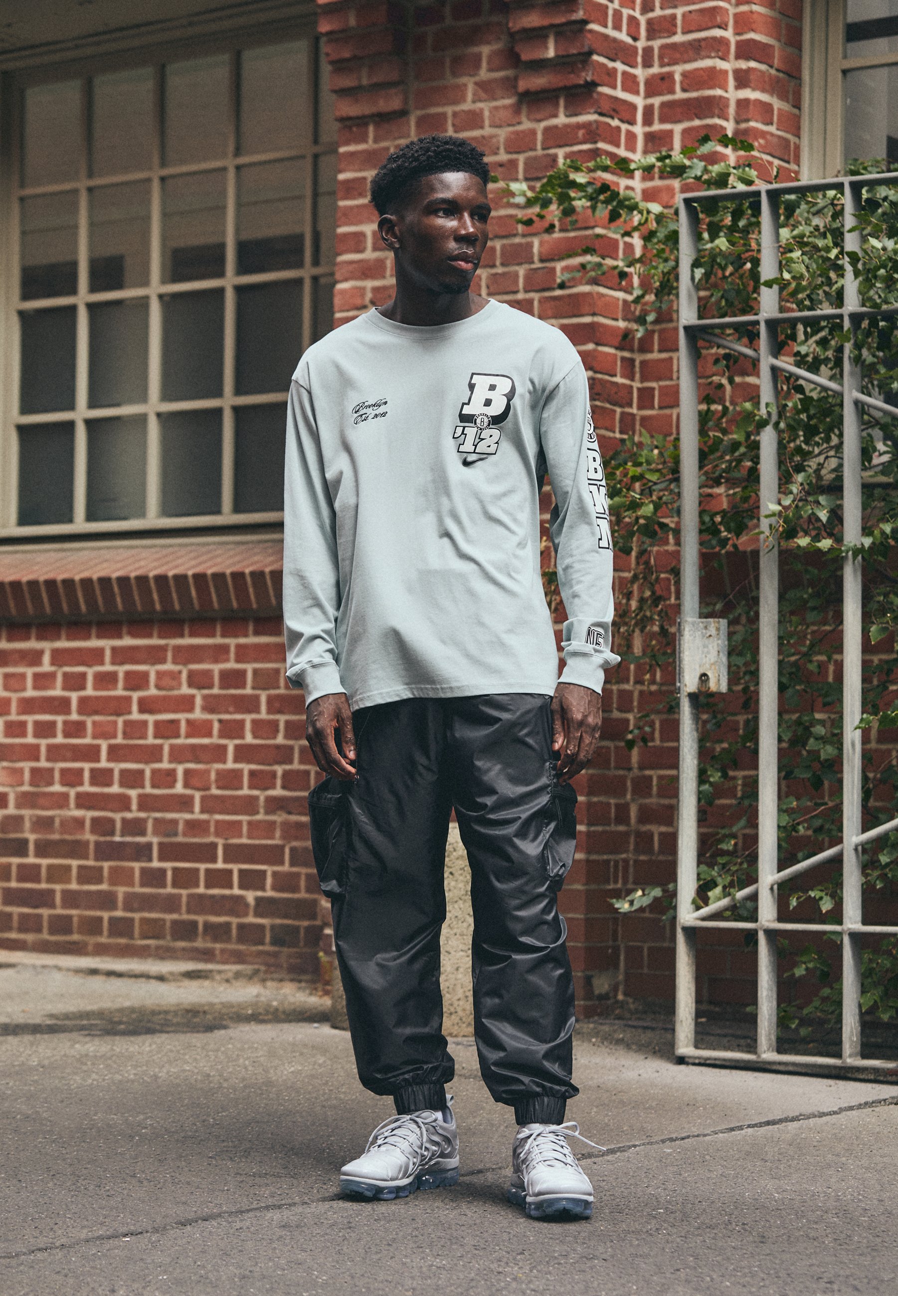 Nike Performance NBA BROOKLYN NETS LONGSLEEVE TEE - Club wear