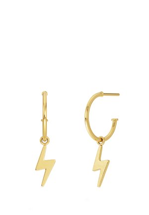 LIGHTNING HOOPS - Orecchini - gold-coloured