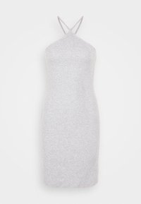 Even&Odd Petite Vestido de malha - mottled grey
