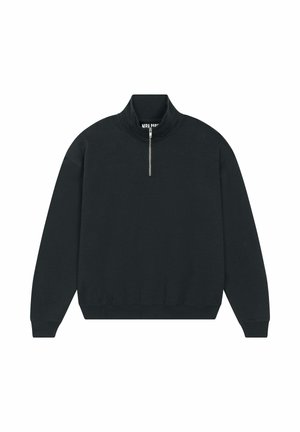 BASIC SUPERHEAVY ZIPPED - Felpa - black