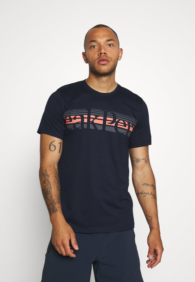 EXPLORE TEE - Print T-shirt - blue shadow
