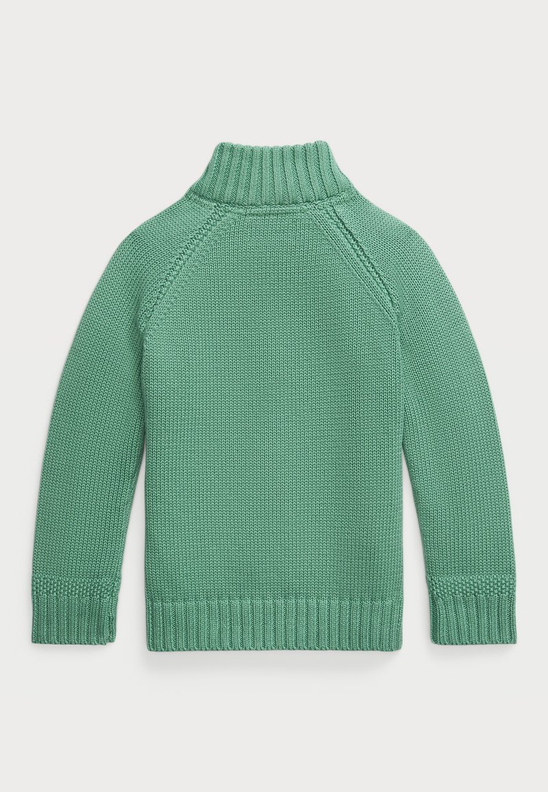 Polo Ralph Lauren COTTON FULL-ZIP JUMPER Cardigan fairway