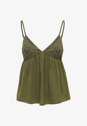 ONLY, TOP ONLJAVUN TOP - Débardeur - burnt olive