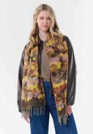 FRAAS, FLORAL DESIGN CASHMINK - Schal - chinchilla