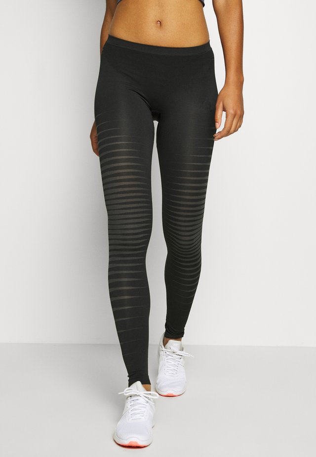 BOTTOM LONG PERFORMANCE LIGHT - Unterhose lang - black