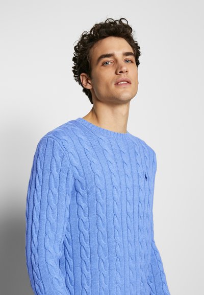 Polo Ralph Lauren CABLE KNIT COTTON JUMPER - Jumper - heathe