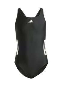 adidas Performance - 3-STRIPES C-BACK KIDS - Maillot de bain - black white Image miniature 1