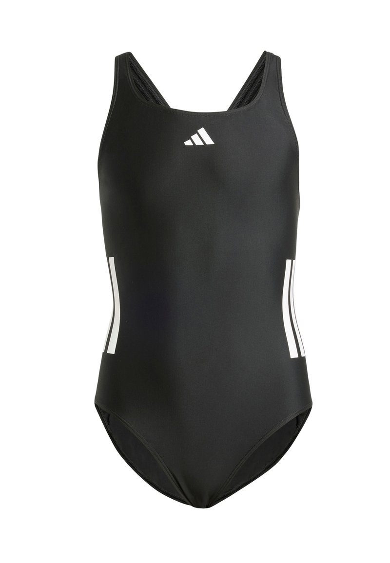 adidas Performance - 3-STRIPES C-BACK KIDS - Maillot de bain - black white, Agrandir