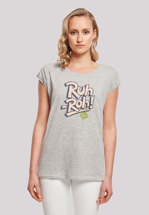 SCOOBY DOO RUH ROH DOG TAG - Print T-shirt - heather grey