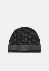 Guess VEZZOLA BEANIE UNISEX - Beanie - black/dark black