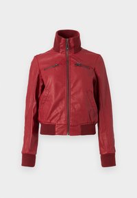 BDG Urban Outfitters SHRUNKEN Faux leather jacket red