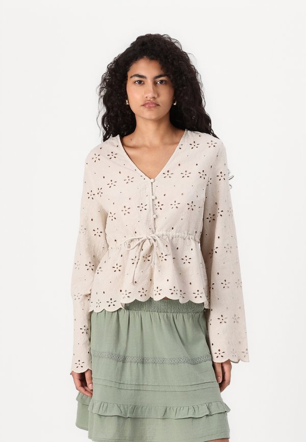 PCTARMORINE TIE - Hemdbluse - gray