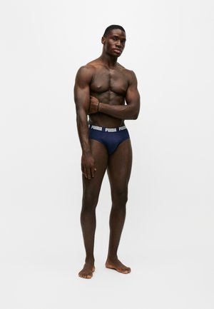 Puma, MEN EVERYDAY BASIC  4 PACK - Σλιπ - blue