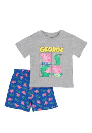 GEORGE DINO SET - Yöasusetti - blau c blau