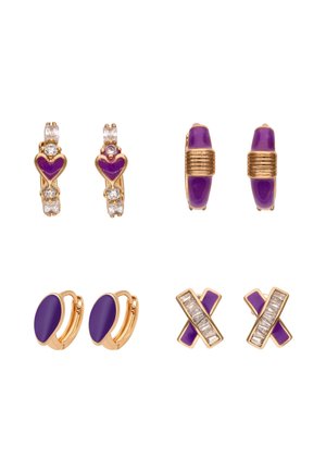 SET - Øreringe - gold-coloured