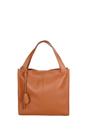 SHOULDER - Shopping bag - d cuoio scuro dark cognac