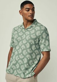 Next TEXTURED - Polo krekls - green white