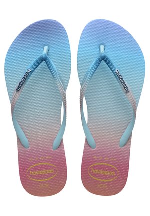 HAVAIANAS FLIP FLOP SLIM GRADIENT SUNSET - T-bar sandals - white