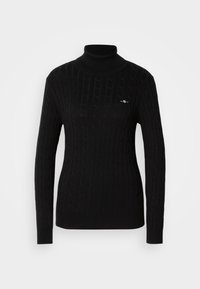 TURTLENECK - Svetrík - black