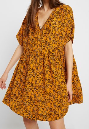 Shirt dress - mustard yellow