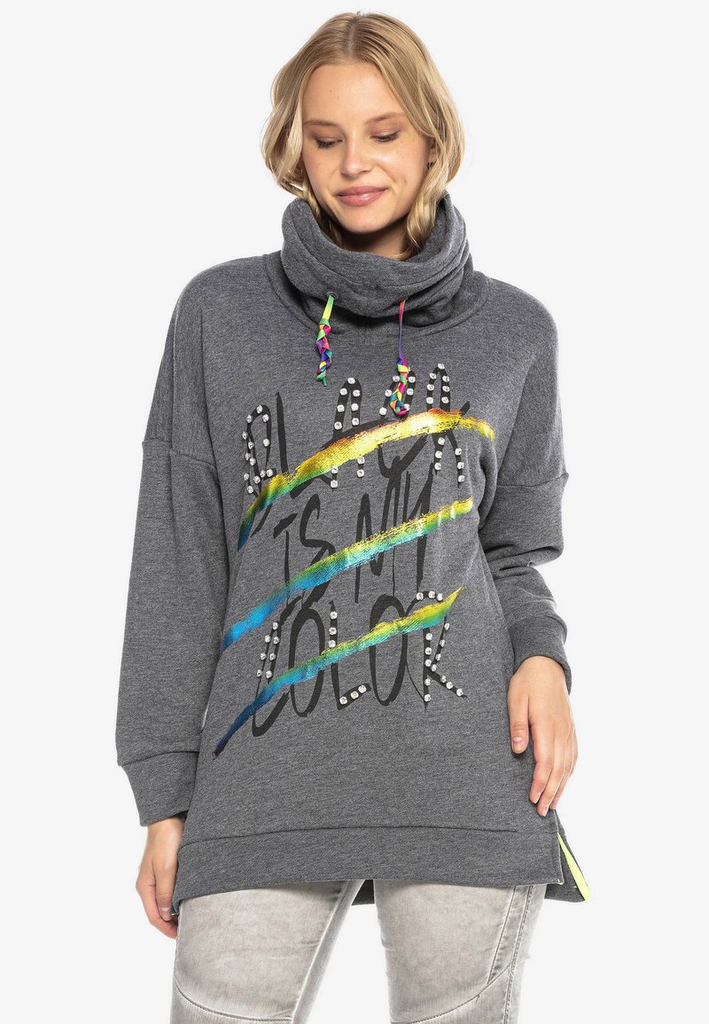 Damen Sweatshirts | Cipo & Baxx Sweatshirt anthracite/anthrazit - IK43991 Damen Sweatshirts | Cipo & Baxx Sweatshirt anthracite/anthrazit - IK43991