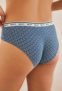 Next RICH LOGO KNICKERS FOUR PACK - Chilot - white blue geo print
