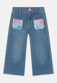 Billieblush TROUSERS - Jean droit - blue denim