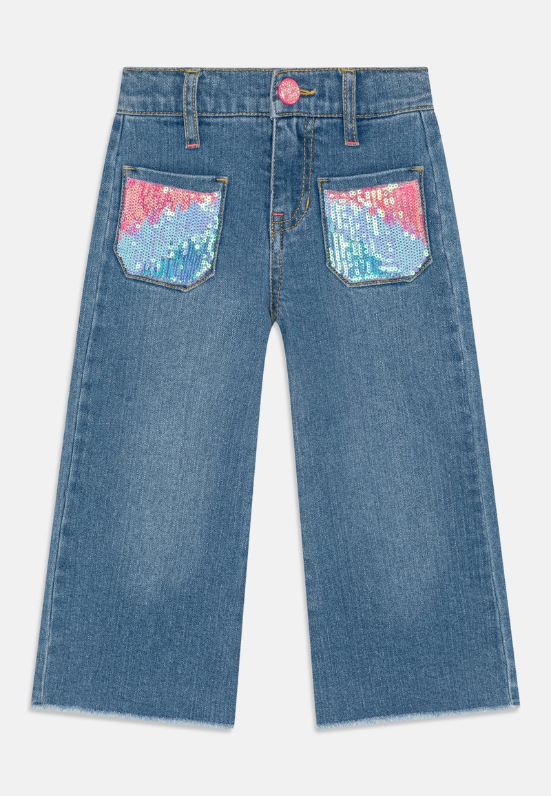 Billieblush TROUSERS - Jean droit - blue denim