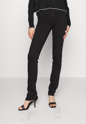 ONLY Tall ONLRAIN LIFE MID SLIM - Slim fit jeans - black denim