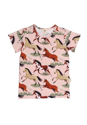 THE HORSES - Print T-shirt - pink